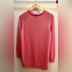 Real Clothes 75% Silk 25% Cashmere Pink Knit Sweater XL Lightweight Luxury